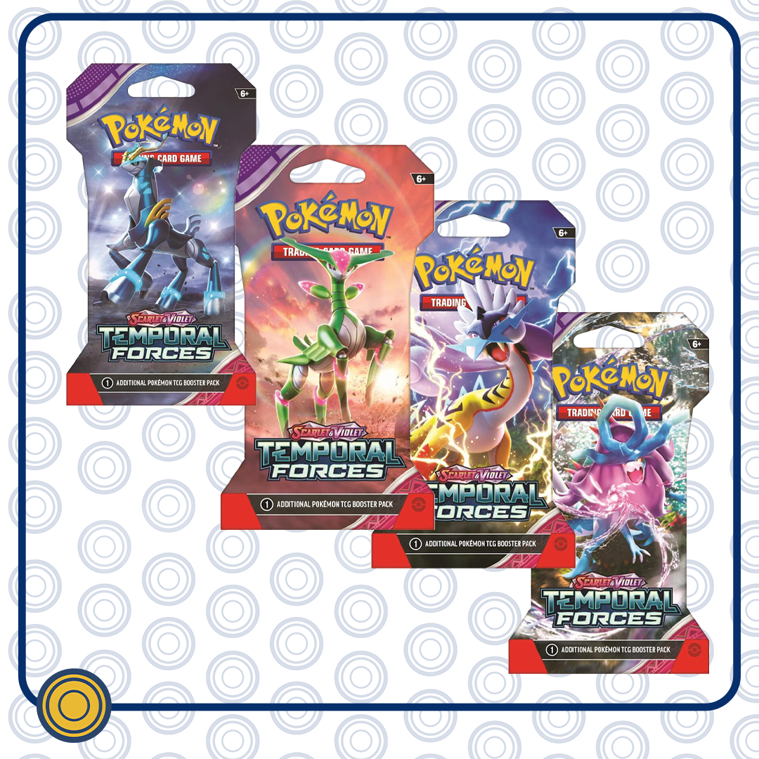 Pokémon S&V: Temporal Forces - Sleeved Booster Pack-Kantocards