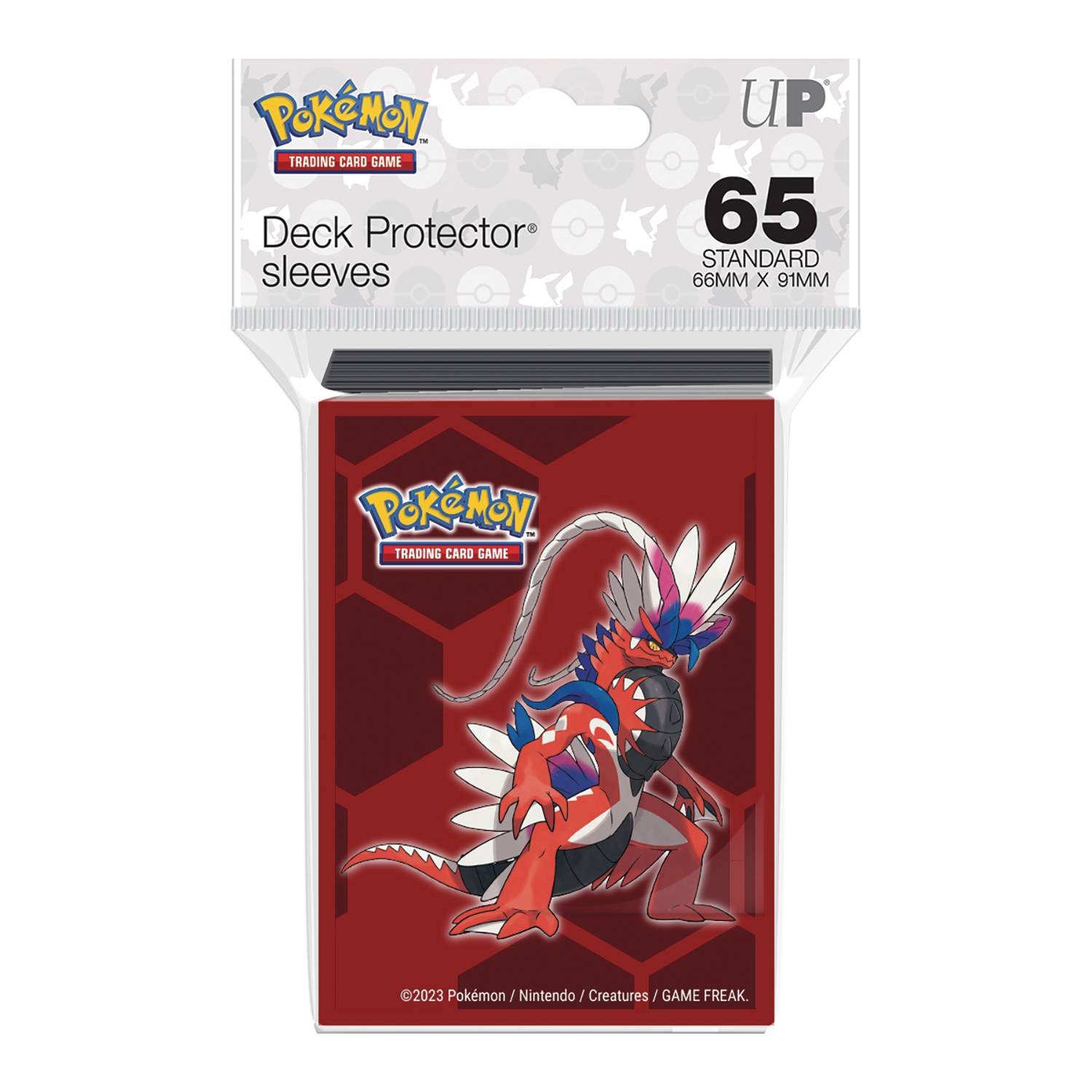 UP: S&V Koraidon 65ct Deck Protectors for Pokémon-Kantocards