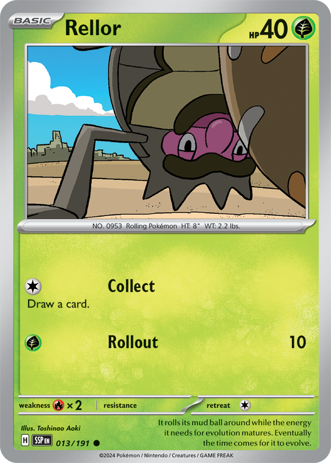 Rellor 013/191 - Common - Reverse Holo-Kantocards