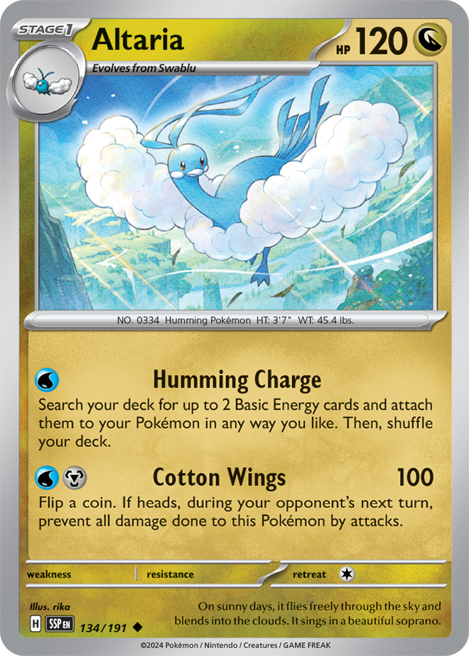 Altaria 134/191 - Uncommon-Kantocards
