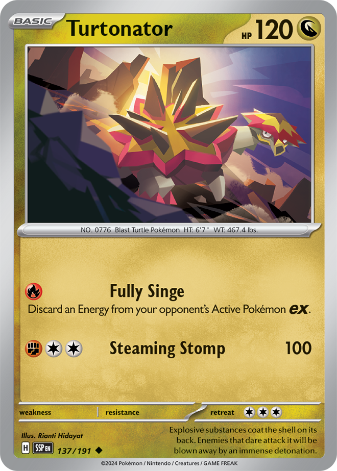 Turtonator 137/191 - Uncommon-Kantocards