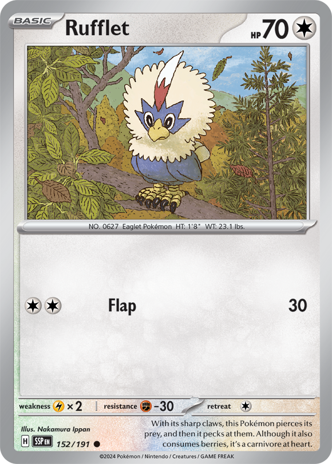 Rufflet 152/191 - Common-Kantocards