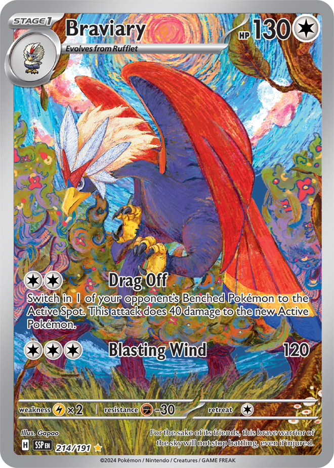 Braviary 214/191 - Illustration Rare-Kantocards