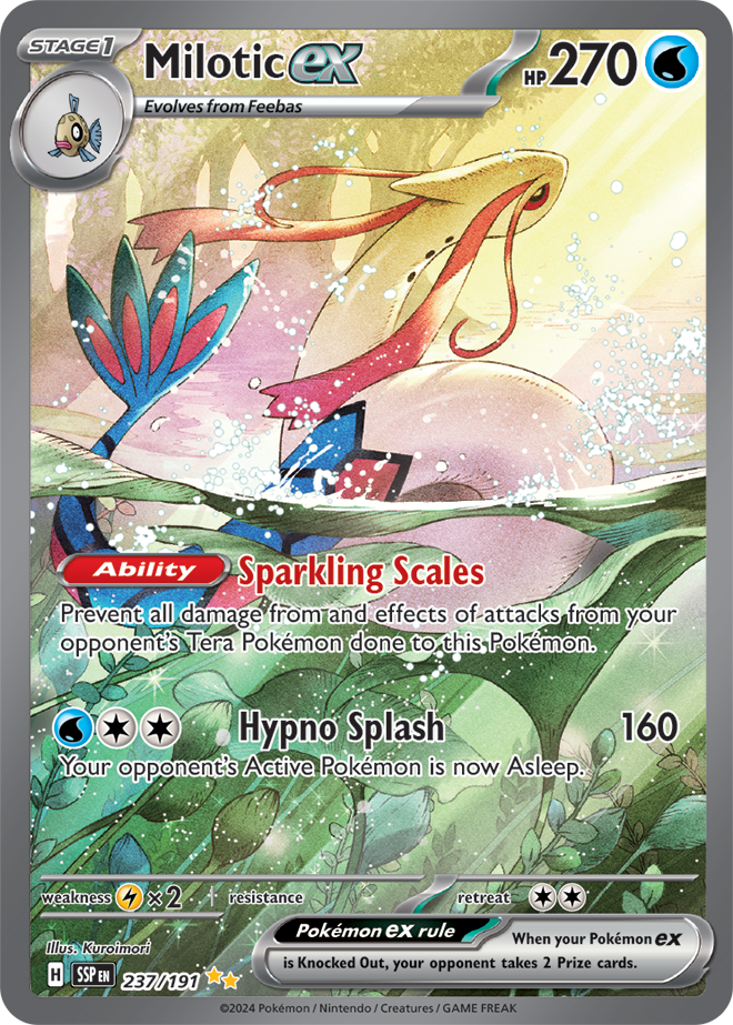 Milotic ex 237/191 - Special Illustration Rare-Kantocards