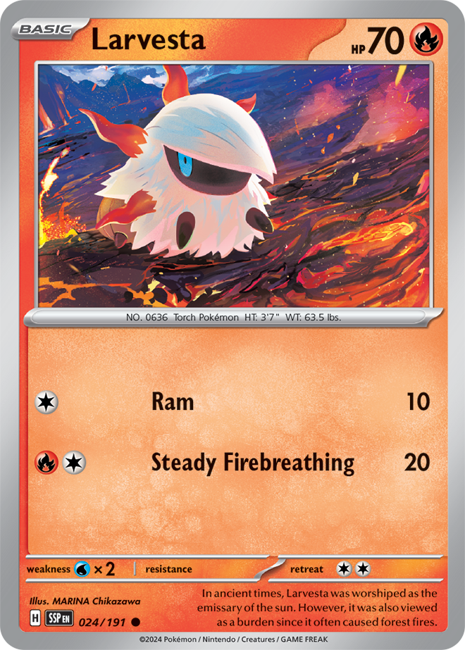 Larvesta 024/191 - Common-Kantocards