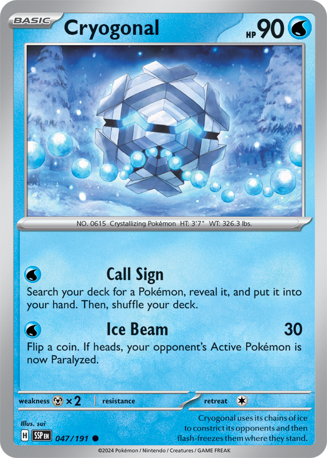 Cryogonal 047/191 - Common-Kantocards
