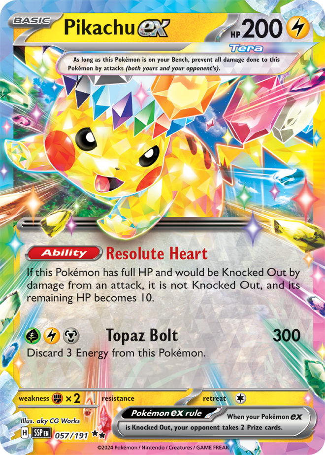 Pikachu ex 057/191 - Double Rare-Kantocards