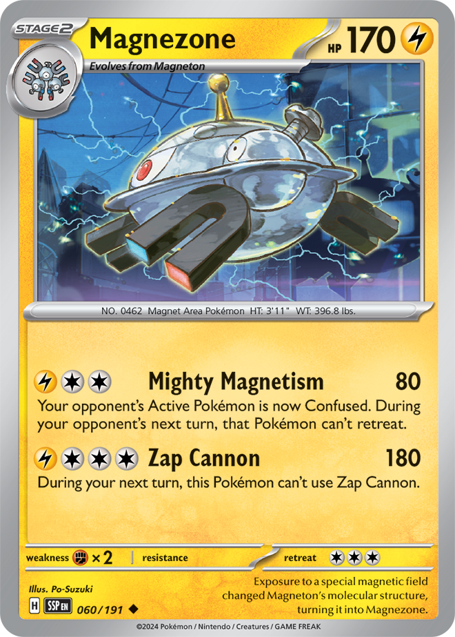 Magnezone 060/191 - Uncommon - Reverse Holo-Kantocards