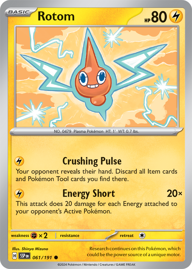 Rotom 061/191 - Common-Kantocards