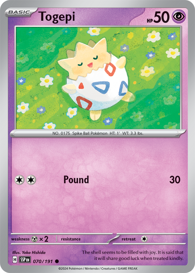 Togepi 070/191 - Common-Kantocards