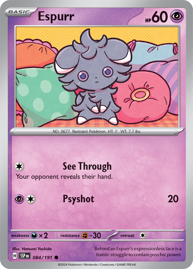 Espurr 084/191 - Common - Reverse Holo-Kantocards