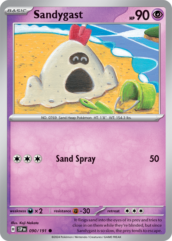 Sandygast 090/191 - Common-Kantocards