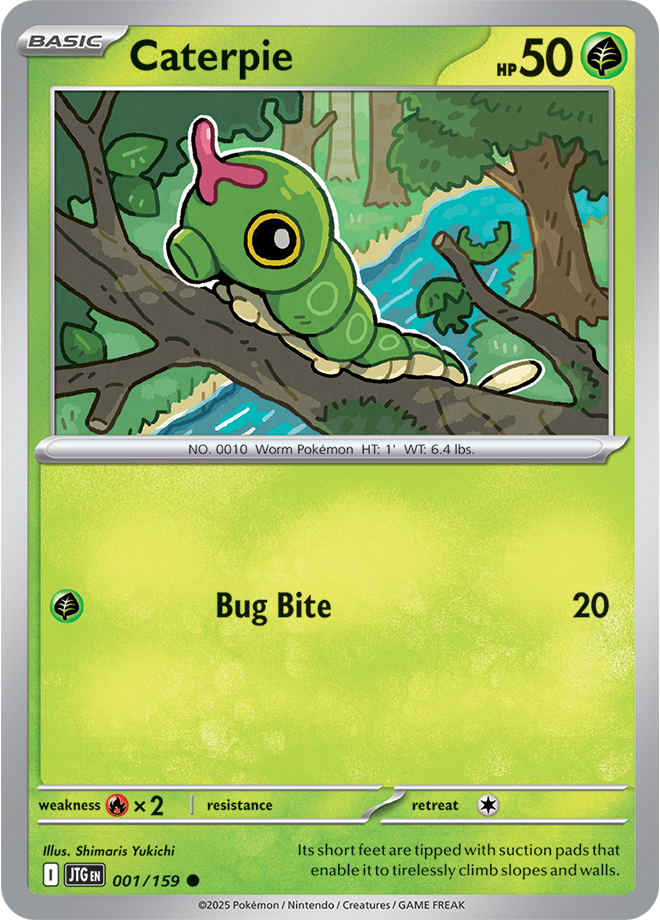 Caterpie 001/159 - Common-Kantocards
