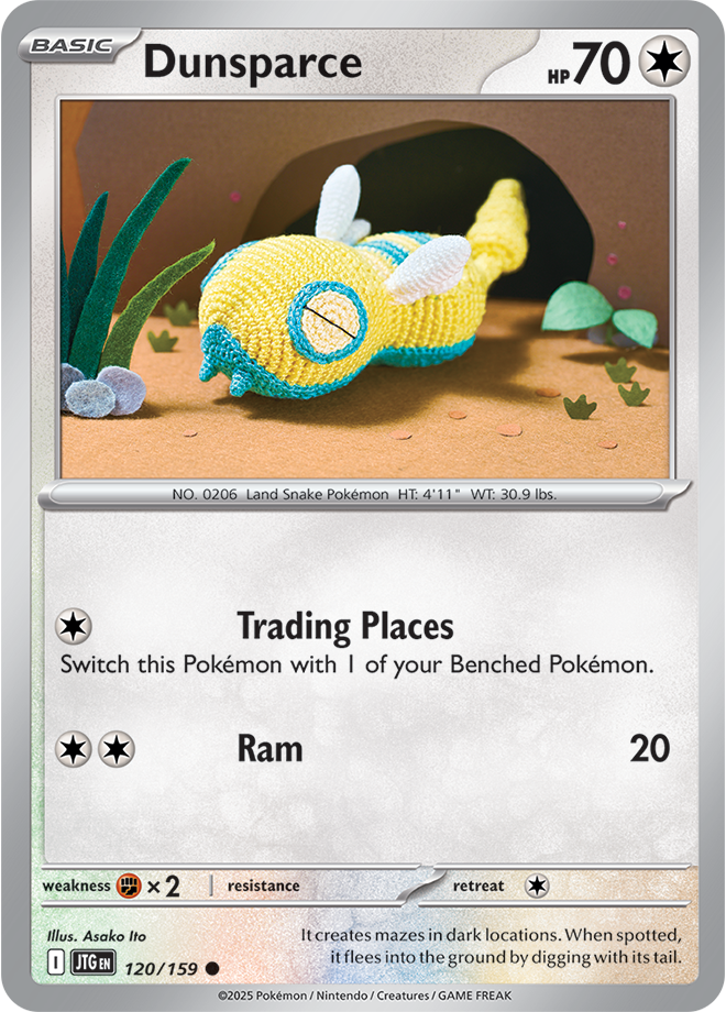 Dunsparce 120/159 - Common-Kantocards