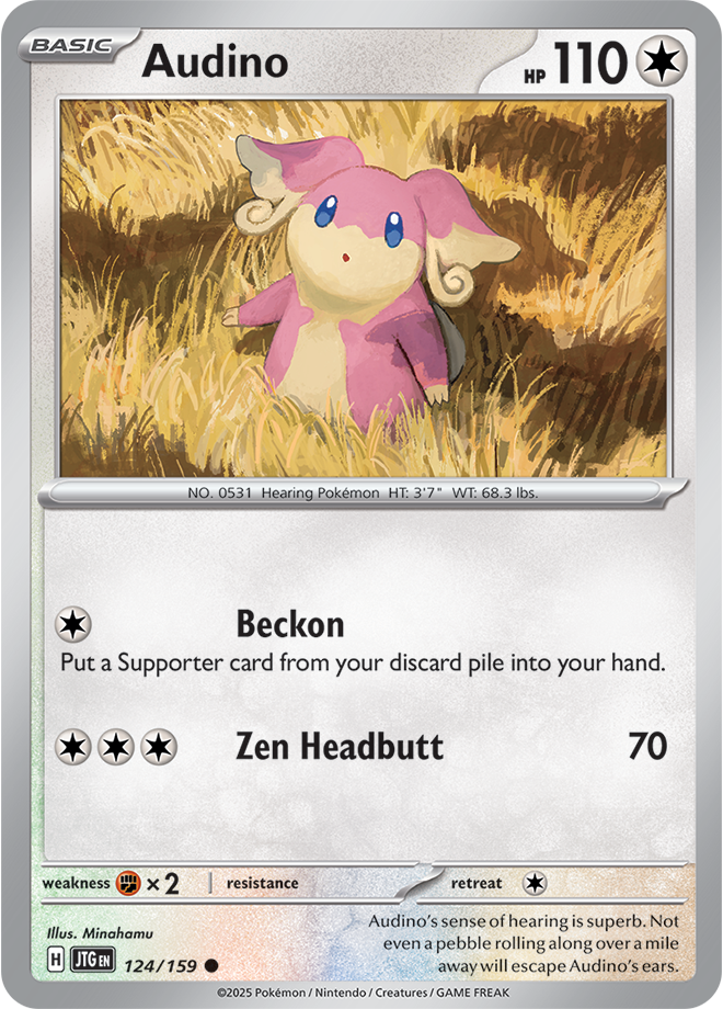 Audino 124/159 - Common-Kantocards