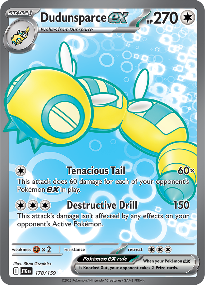 Dudunsparce ex 178/159 - Ultra Rare-Kantocards