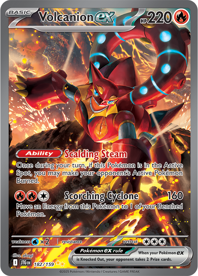 Volcanion ex 182/159 - Special Illustration Rare-Kantocards