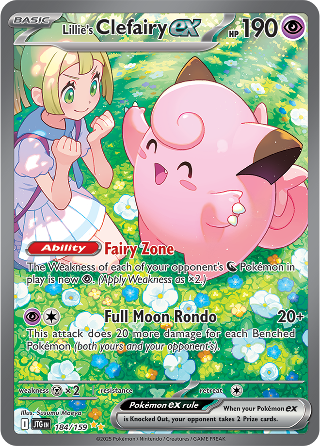 Lillie's Clefairy ex 184/159 - Special Illustration Rare-Kantocards