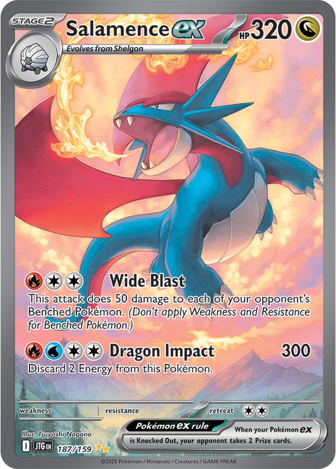 Salamence ex 187/159 - Special Illustration Rare-Kantocards