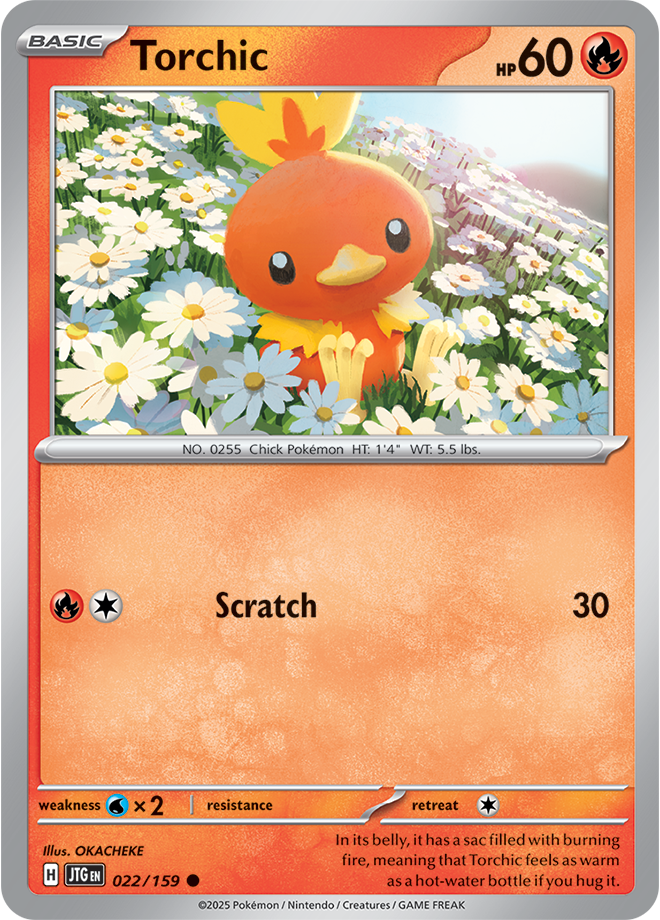 Torchic 022/159 - Common-Kantocards