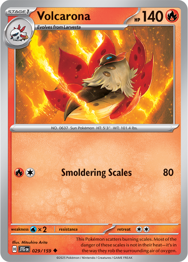 Volcarona 029/159 - Uncommon-Kantocards
