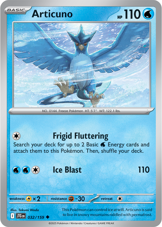 Articuno 032/159 - Uncommon - Reverse Holo-Kantocards