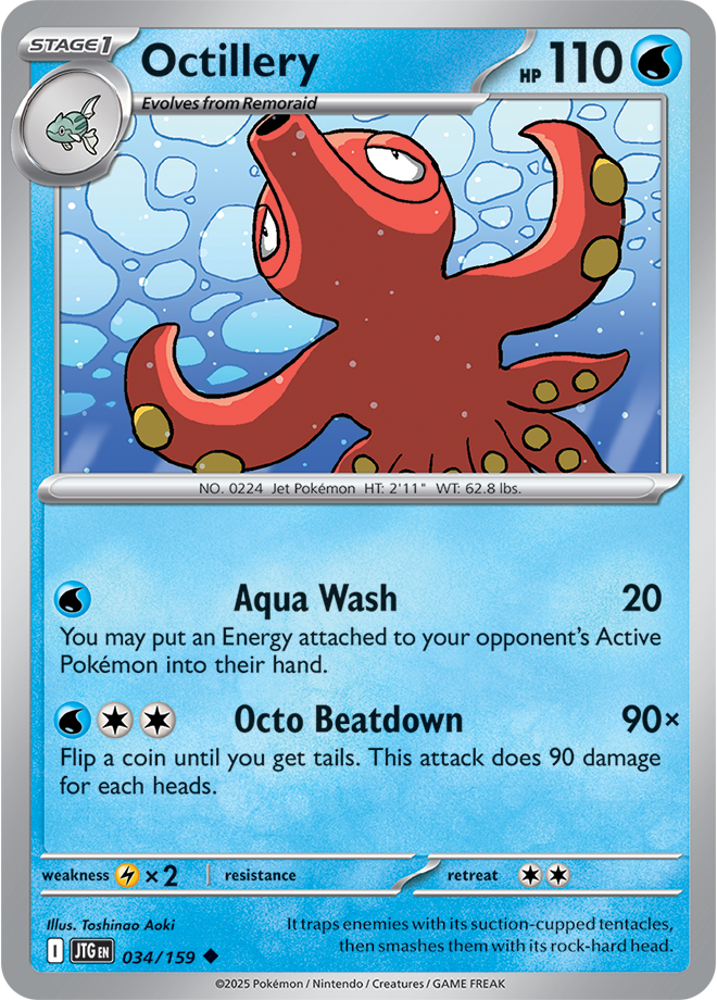 Octillery 034/159 - Uncommon-Kantocards
