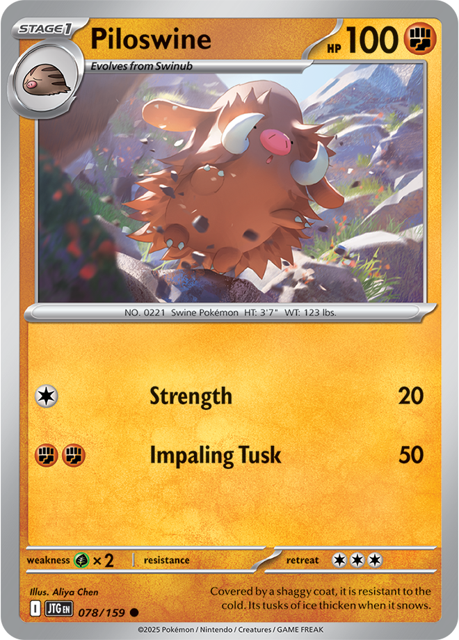 Piloswine 078/159 - Common-Kantocards