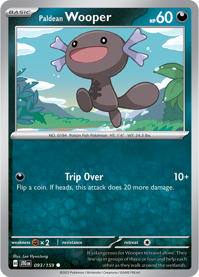 Paldean Wooper 093/159 - Common-Kantocards