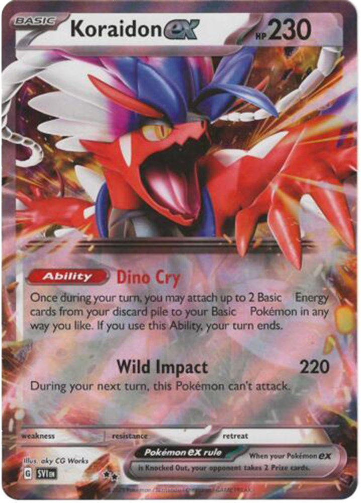 Koraidon Ex SVI Jumbo - Ingles-Kantocards