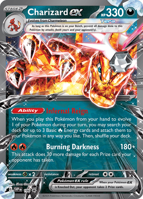 Charizard ex SVP 196-Kantocards