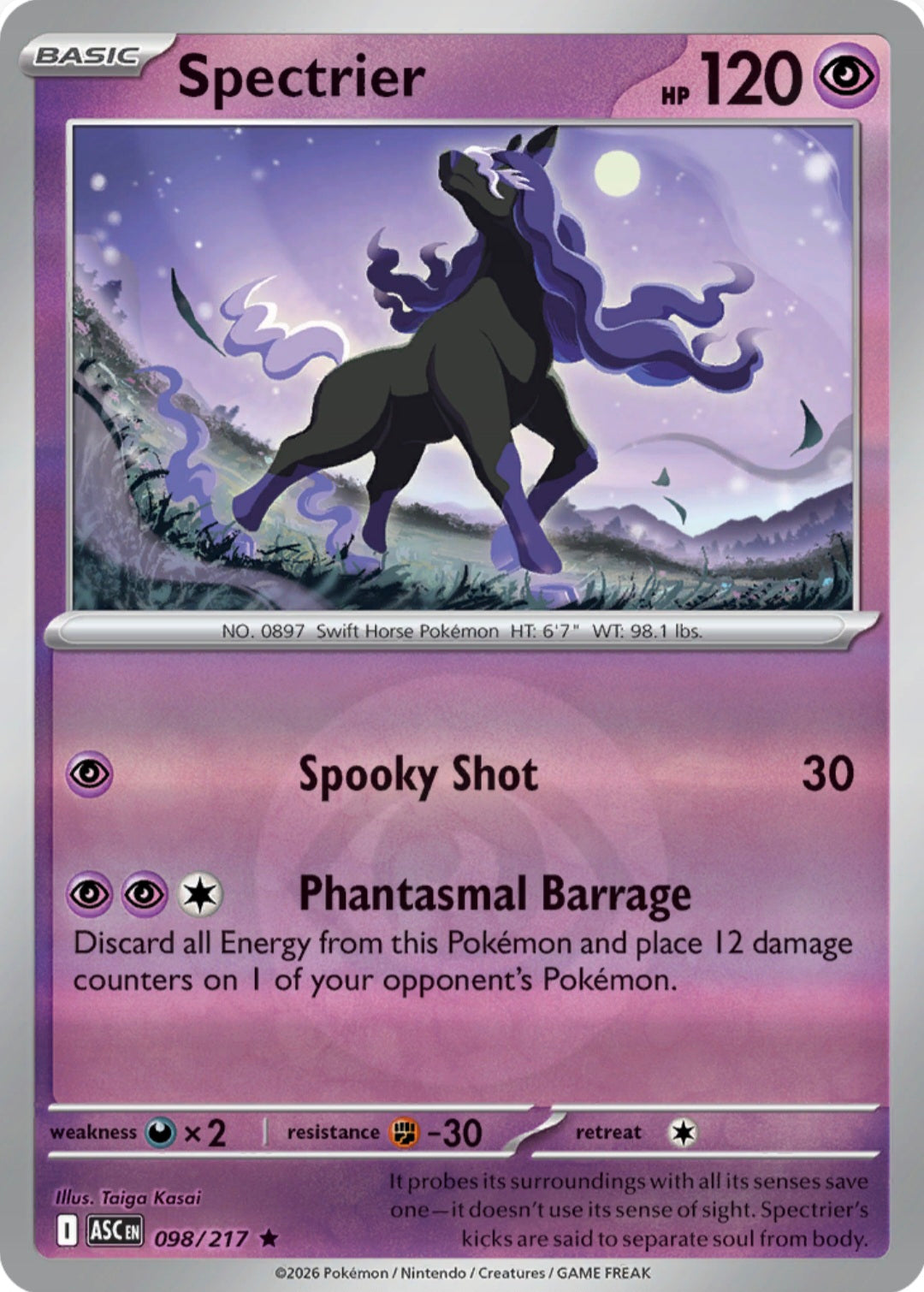 Spectrier 098/217 - Rare - Reverse Holo