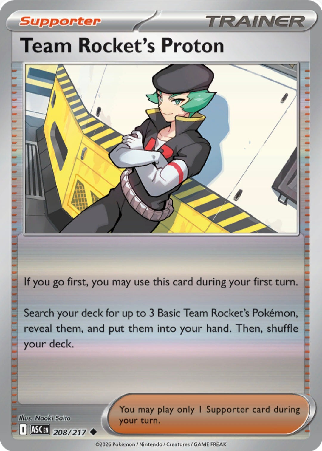 Team Rocket's Proton 208/217 - Uncommon - Reverse Holo