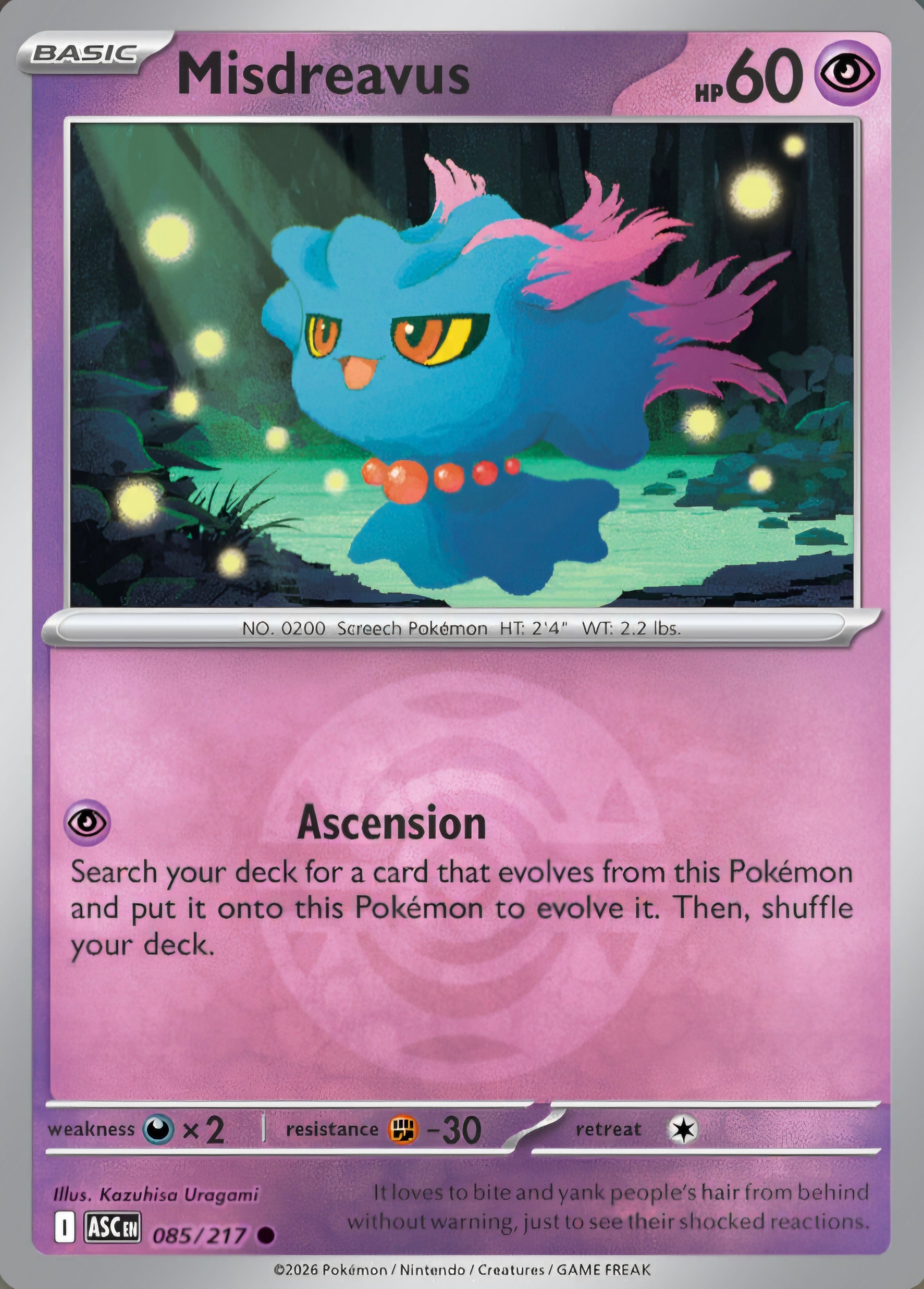 Misdreavus 085/217 - Common - Dusk Ball