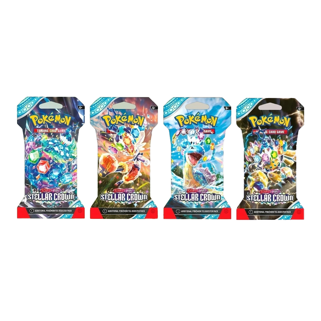 Sleveed Booster Pack - Stellar Crown - Preventa - Español-Kantocards