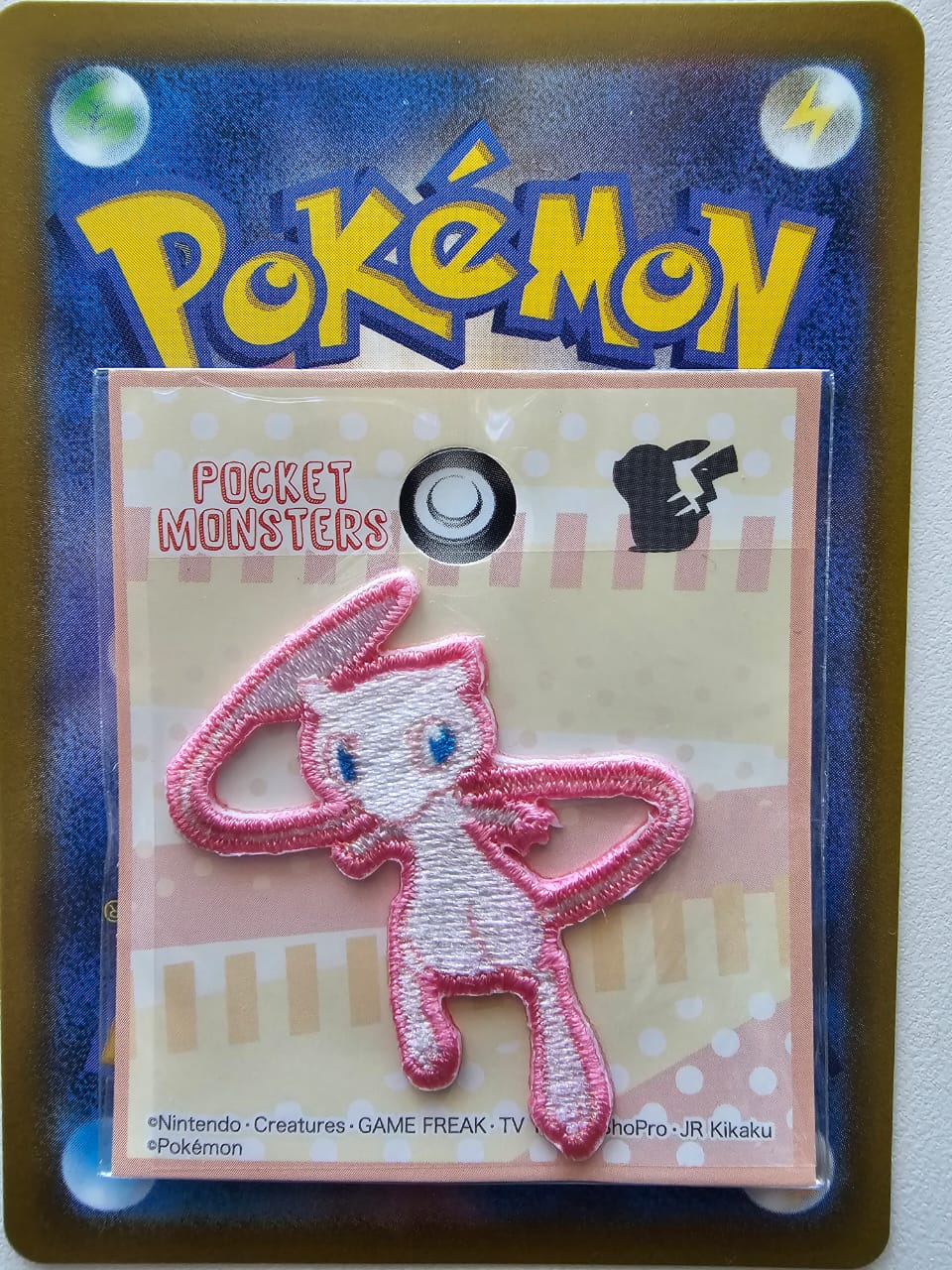 Parche para ropa - Mew - (POKÉMON CENTER JAPÓN)-Kantocards