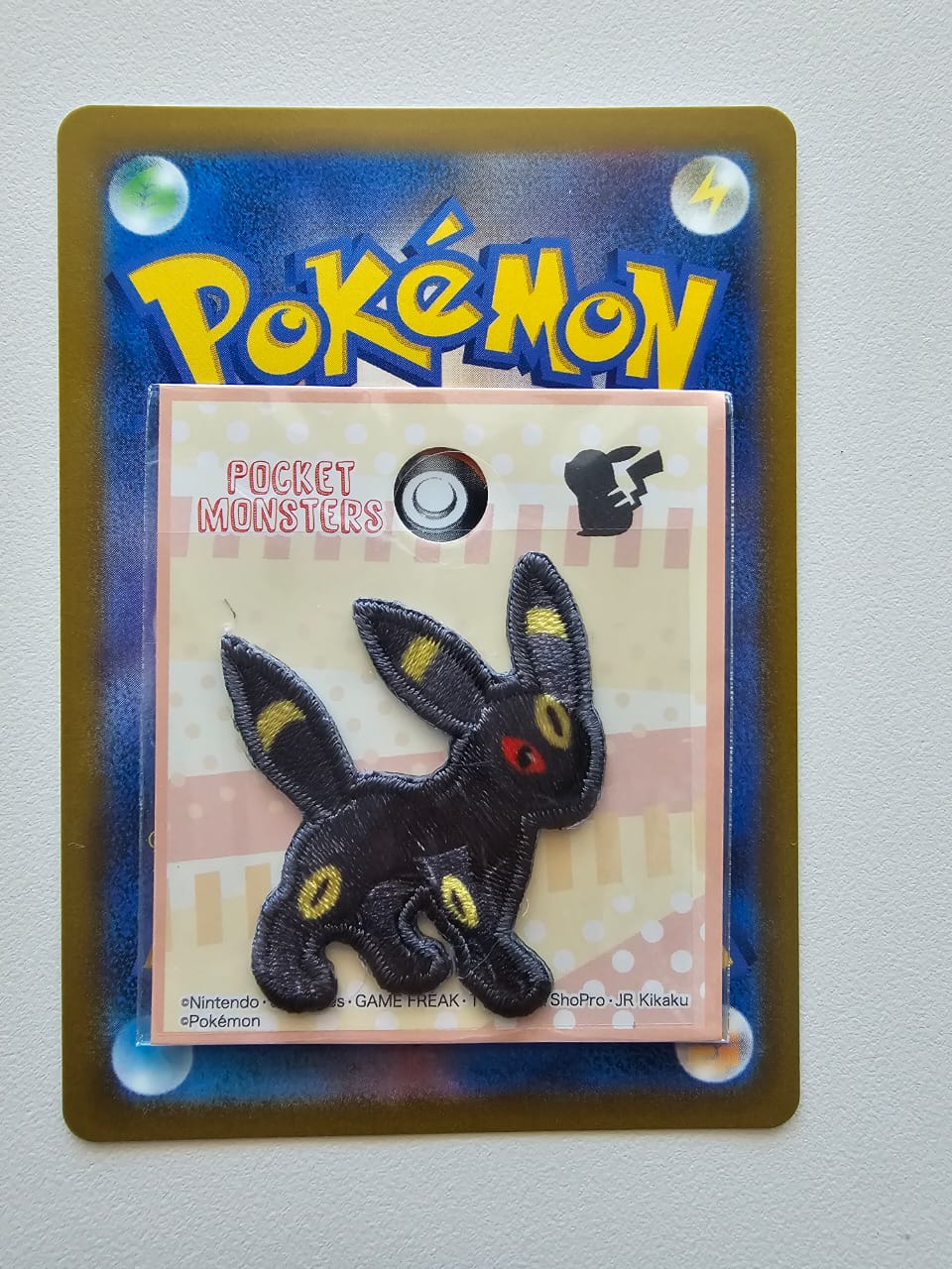 Parche para ropa - Umbreon - (POKÉMON CENTER JAPÓN)-Kantocards
