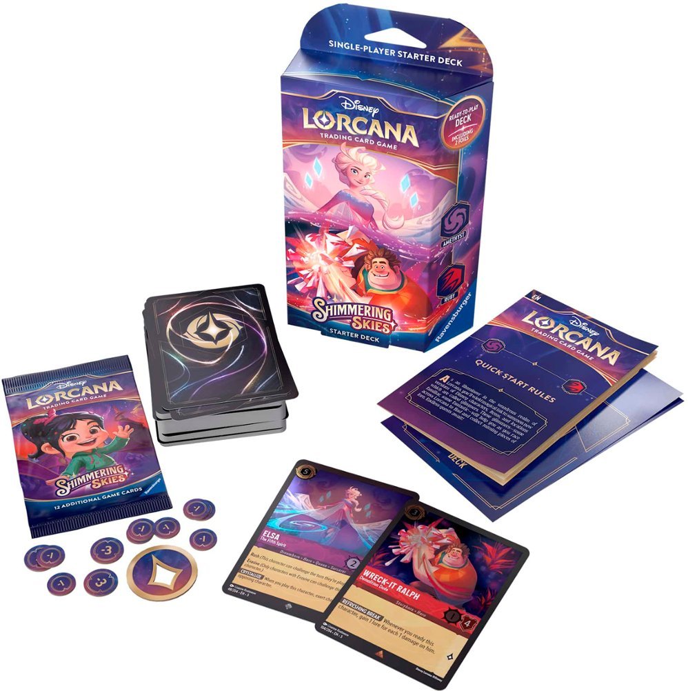 Deck Disney Lorcana Shimmering Skies (Amethyst & Ruby)-Kantocards