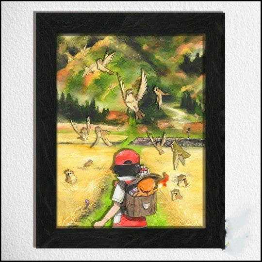 RED & PIDGEOTS CLASSIC CUADRO (ENTREGA EN 2 SEMANAS)