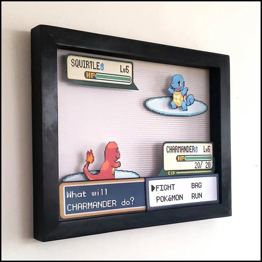 BATTLE POKEMON CUADRO (ENTREGA EN 2 SEMANAS)-Kantocards