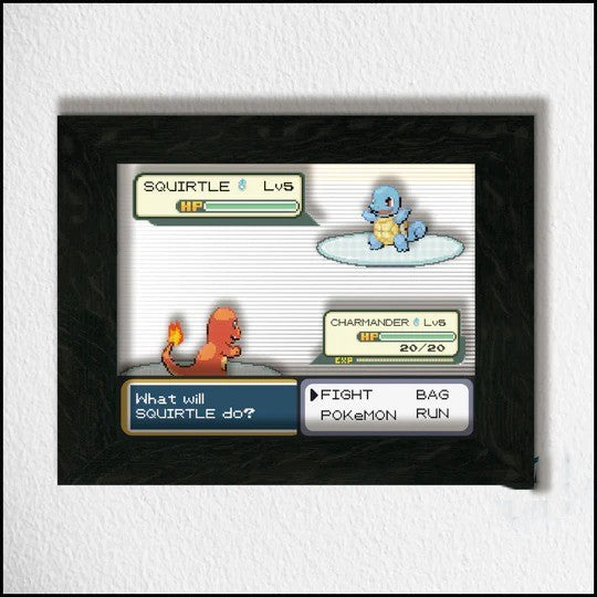 BATTLE POKEMON CUADRO (ENTREGA EN 2 SEMANAS)-Kantocards