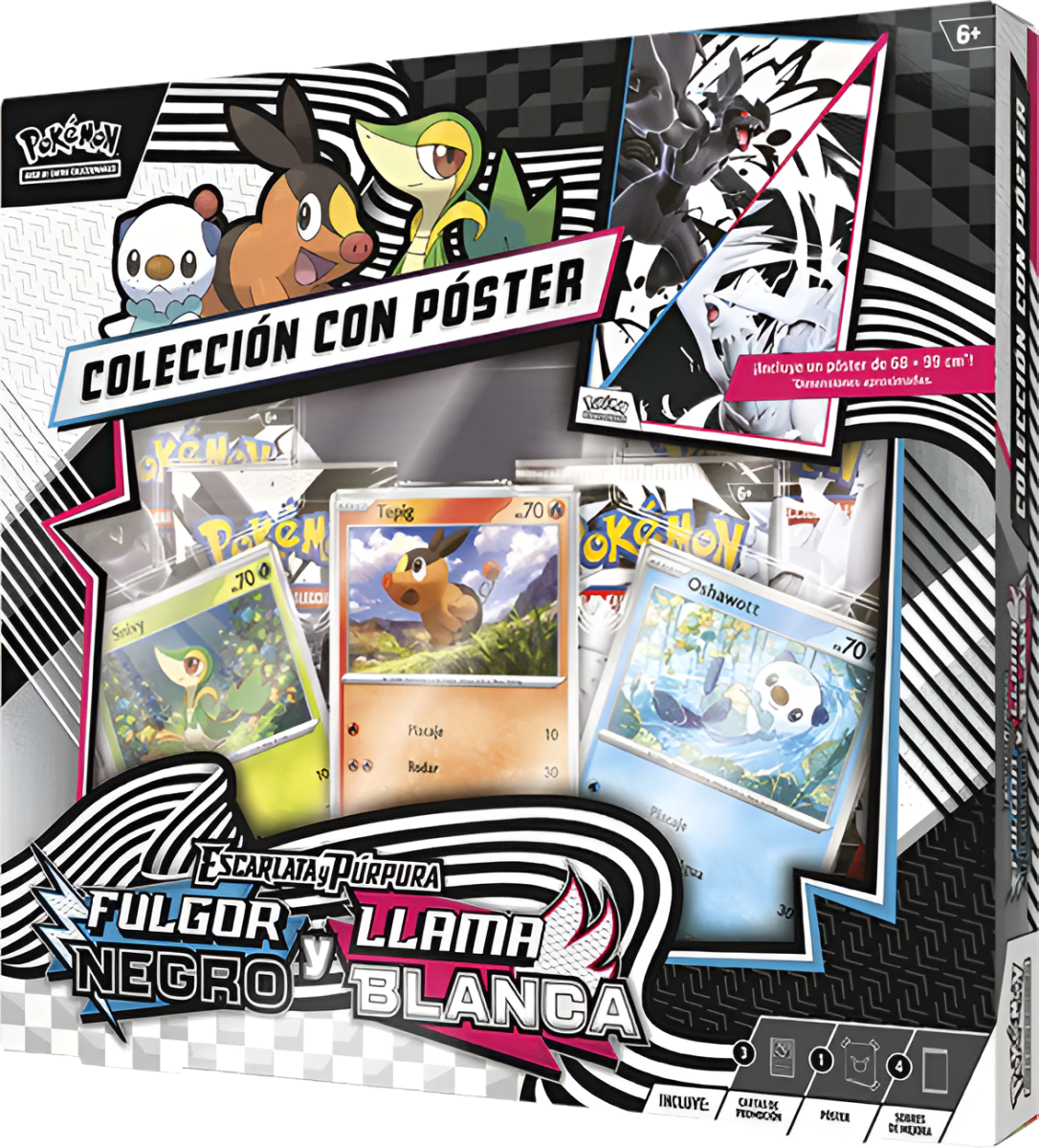 Black Bolt & White Flare - Unova Poster Collection (ESPAÑOL)-Kantocards