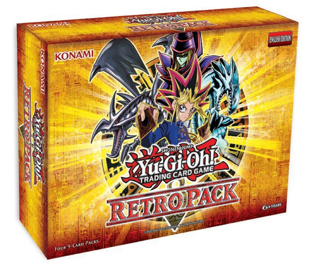 YuGiOh! Retro Pack 2024 Display (4 Sobres) Kantocards