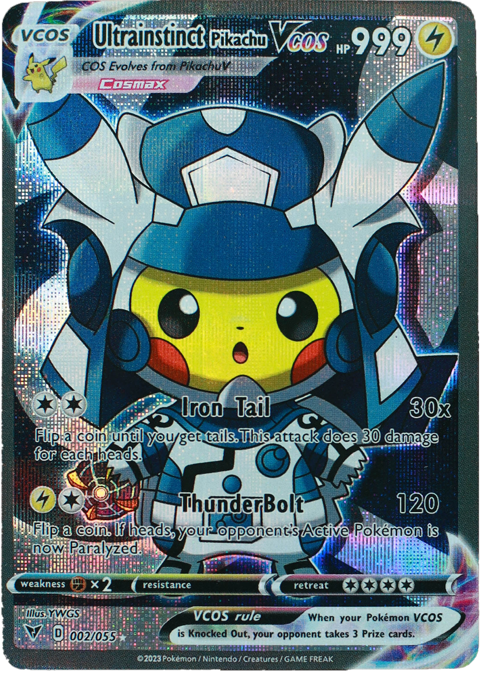 Pikachu Armadura Espacial (Carta custom no original)-Kantocards