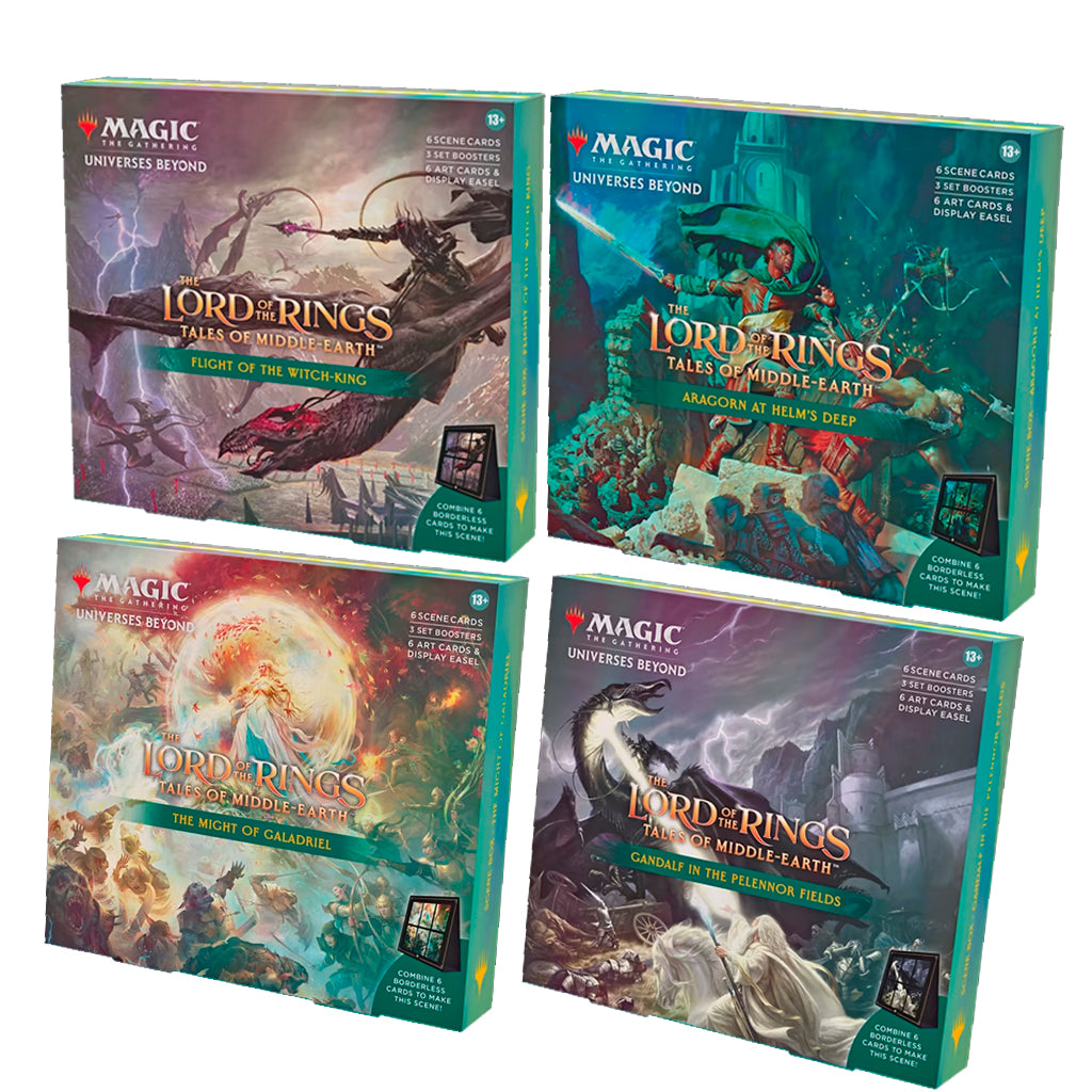mtg lotr holiday scene cards The Lord of the Rings. Holiday Scene Box (Set de 4) – Kantocards