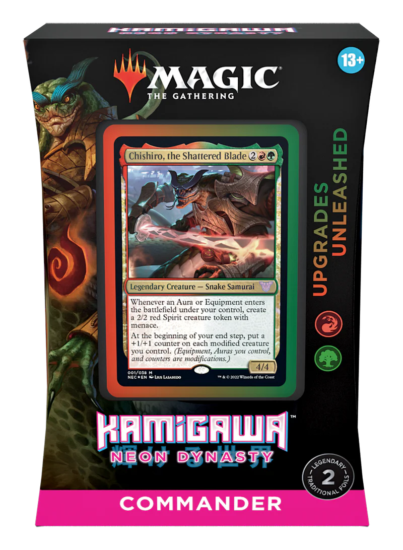 MTG: Kamigawa: Neon Dynasty -Upgrades Unleashed- Commander deck-Kantocards