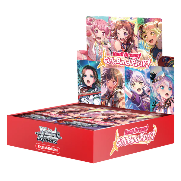 Weiss Schwarz: Bang Dream Girls Band Party Booster Display 1st edition-Kantocards