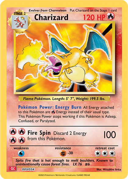 Pokémon TCG - CLASSIC - Deck Charizard-Kantocards