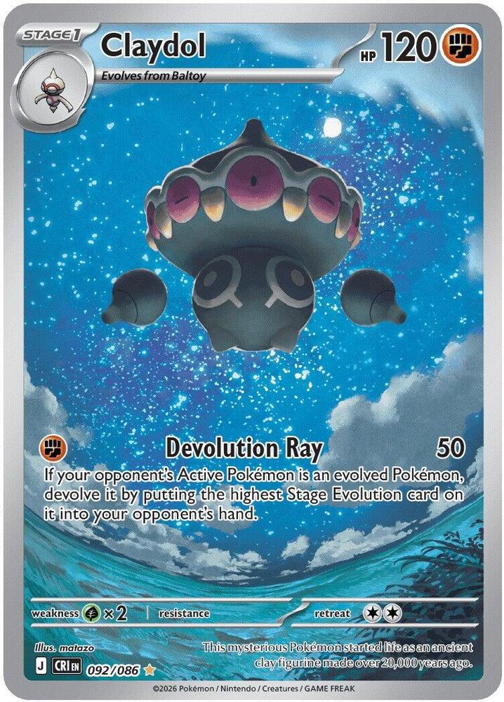 Claydol - 092/086 - ME04 (español )