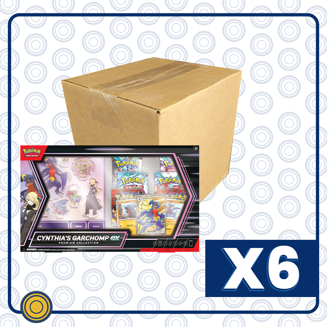 Case Cynthia's Garchomp ex Premium Collection - ESPAÑOL